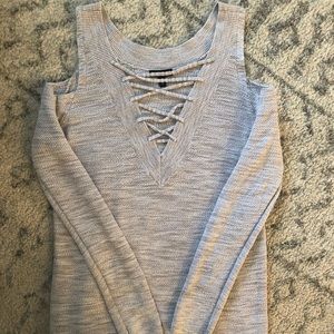 Express Open shoulder sweater
